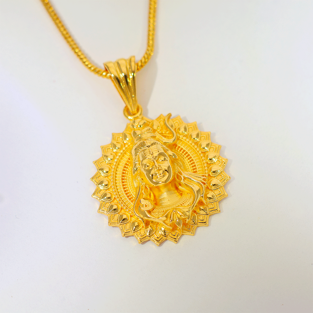 Divine Rudra Gold Pendant