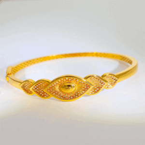 Evil Eye Charm Gold Ladies Bracelet