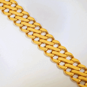 Classic Cuban Gold Gents Bracelet