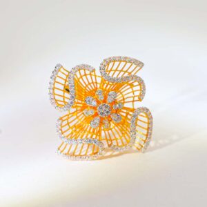 Celestial Bloom Diamond Ring