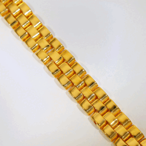 Box Link Gold Gents Bracelet