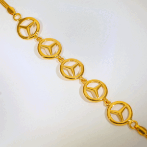 Trinity Style Gold Bracelet