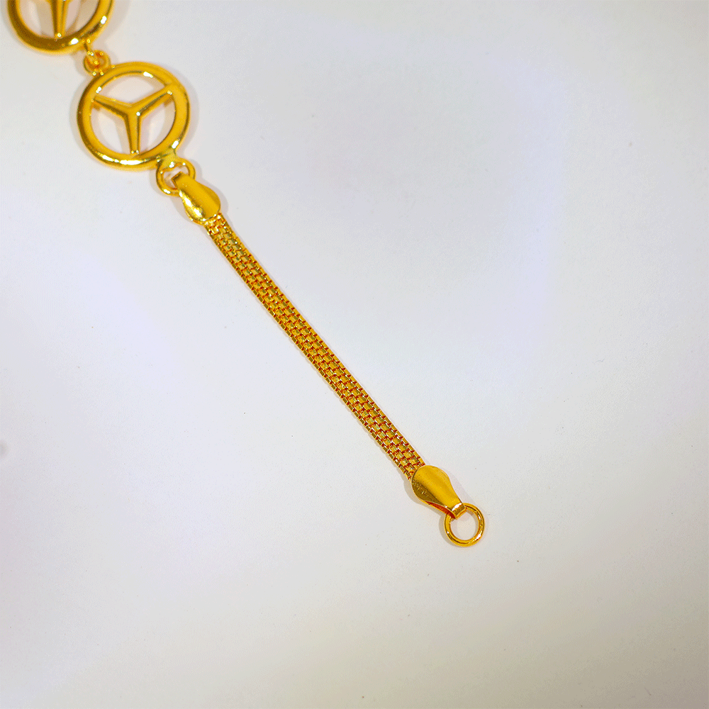 Trinity Style Gold Bracelet - Image 3