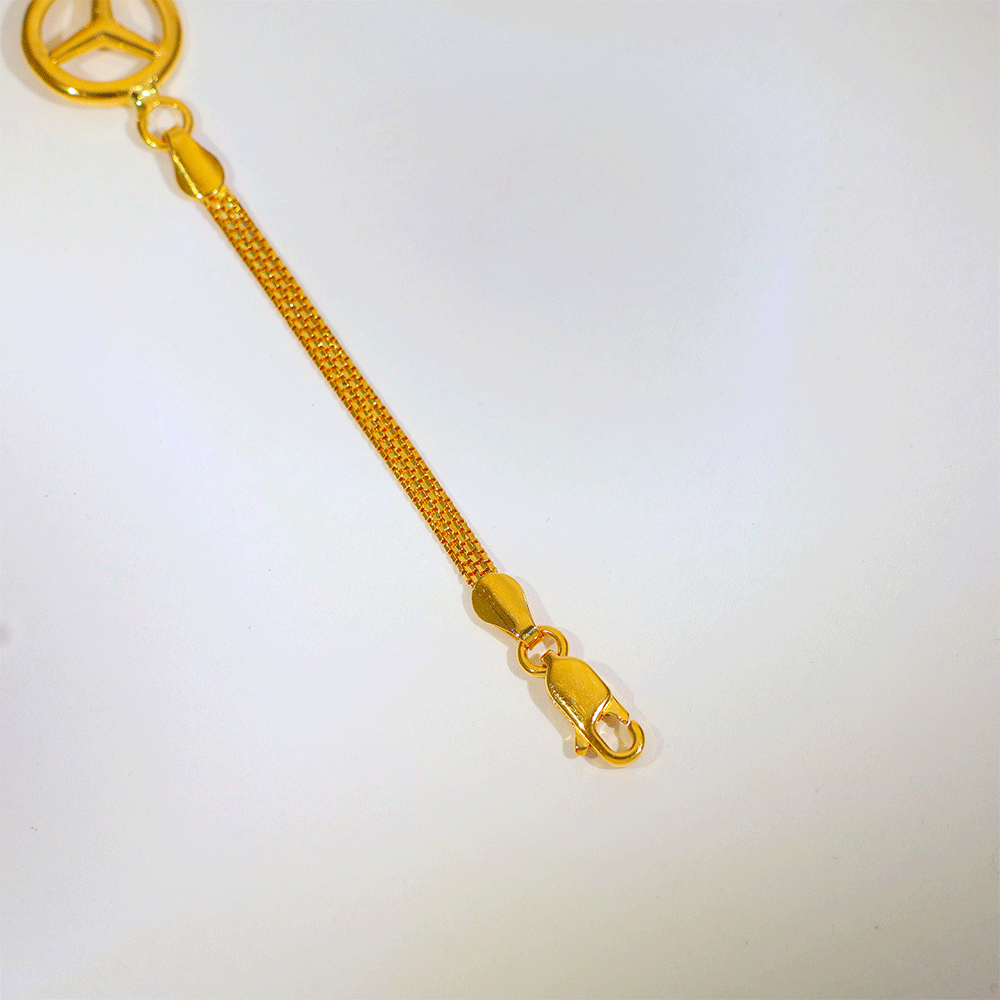Trinity Style Gold Bracelet - Image 2