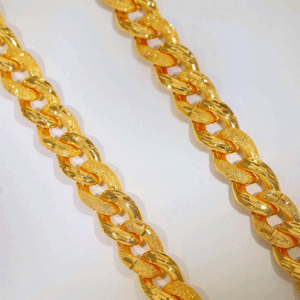 Textured Cuban Gold Chain