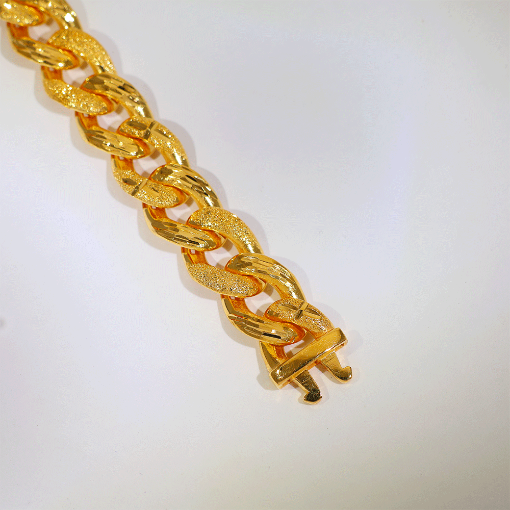 Textured Cuban Gold Chain - Image 3