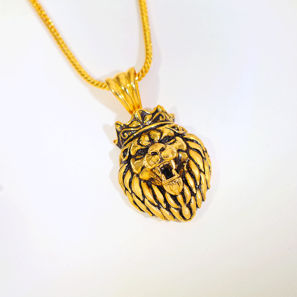 Royal Lion Gold Pendant