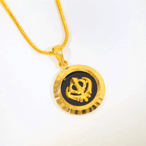 Khanda Gold Pendant