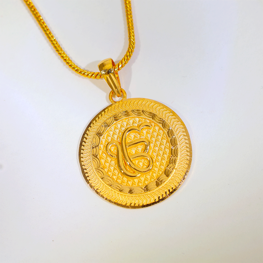 Ik Onkar Gold Pendant