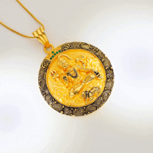 Mahadev Blessing Gold Pendents