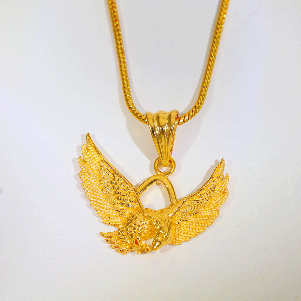 Flying Eagle Gold Gents Pendant - Image 2