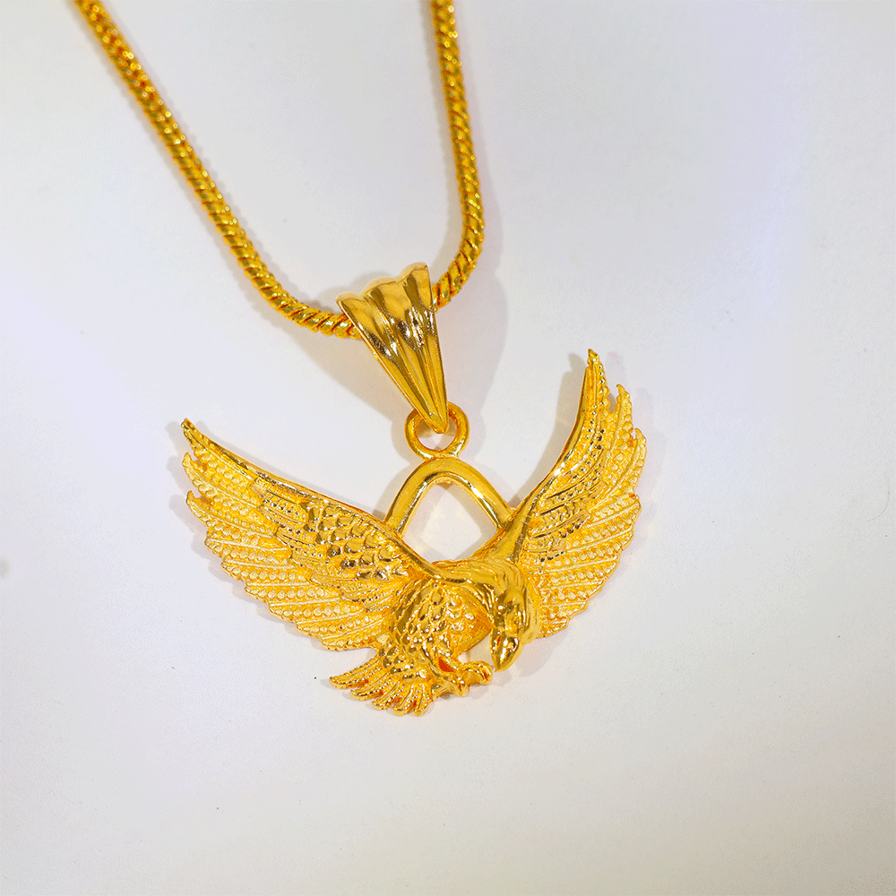 Flying Eagle Gold Gents Pendant