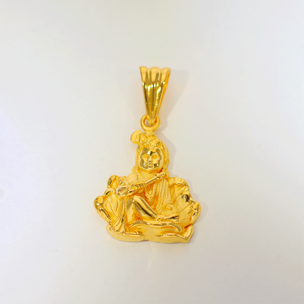 Bal Krishna Gold Pendant - Image 3
