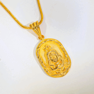 Shiv Ji Gold Gents Pendant