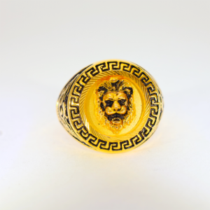 Royal Lion Gold Gents Ring