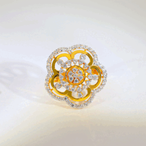 Floral Bloom Gold Ring