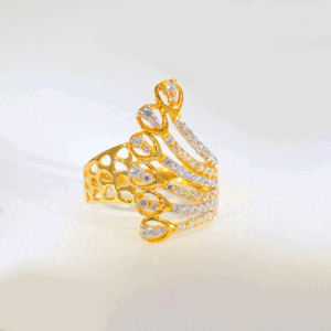 Leaf Vine Gold Ring