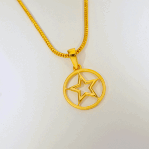 Classic Star Gold Pendant