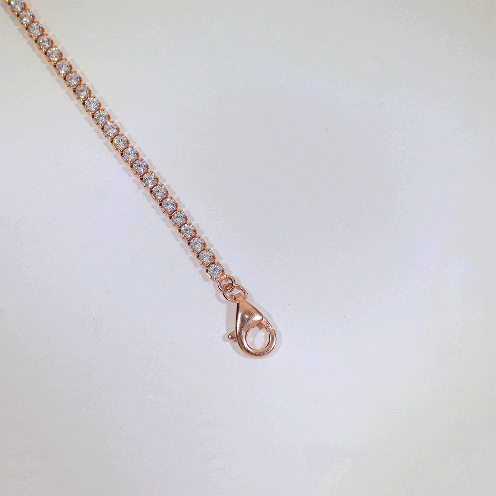 Blush Teardrop Sparkle Bracelet - Image 4