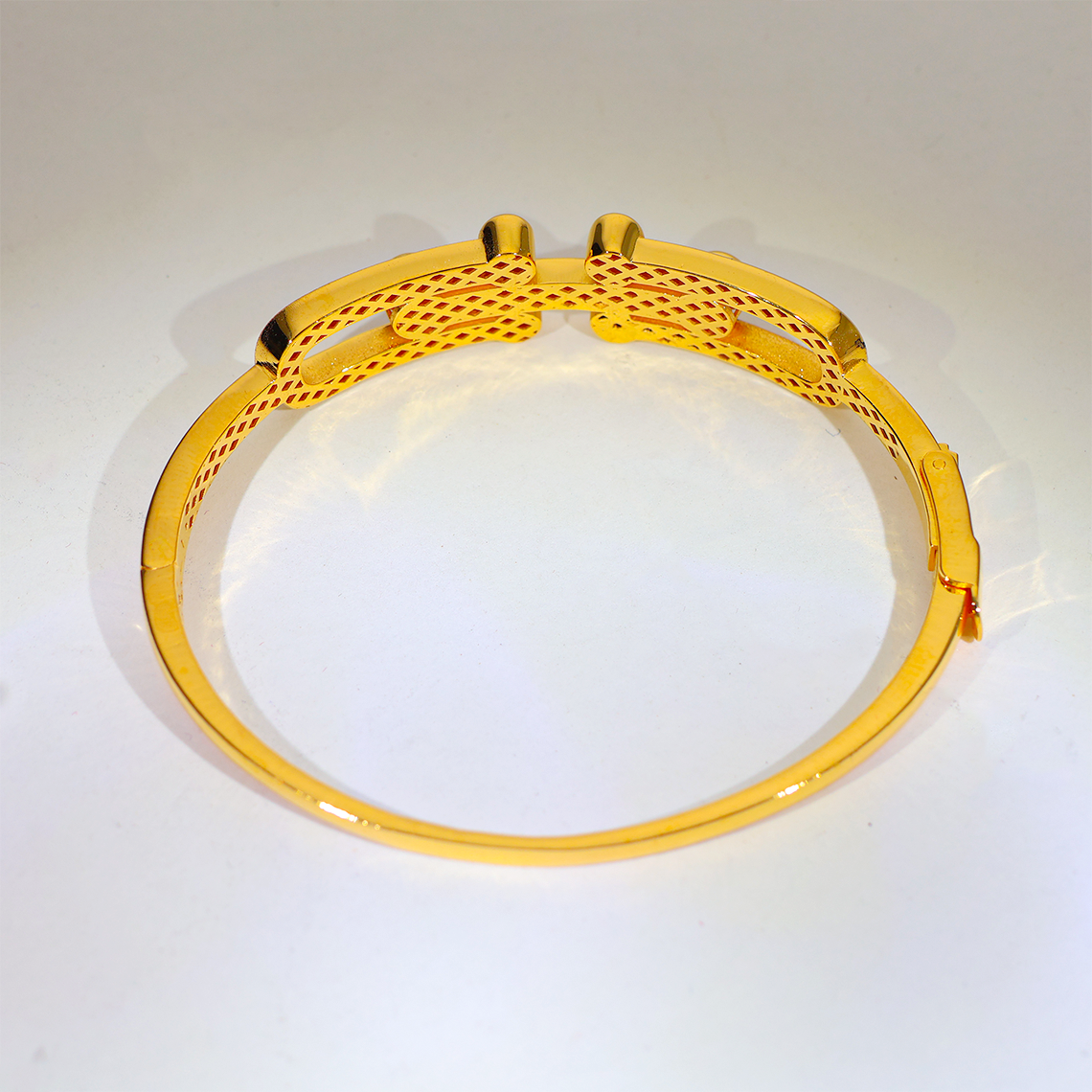 Modern Ball Link Gold Bracelets Ladies - Image 4