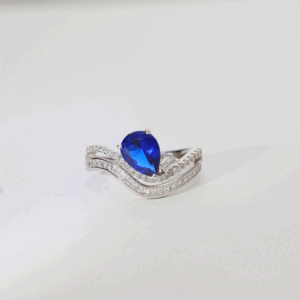 Royal Blue Wave Ring
