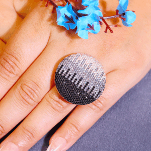 Midnight Shine Statement Ring