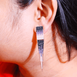 Ombre Spike Drop Earring