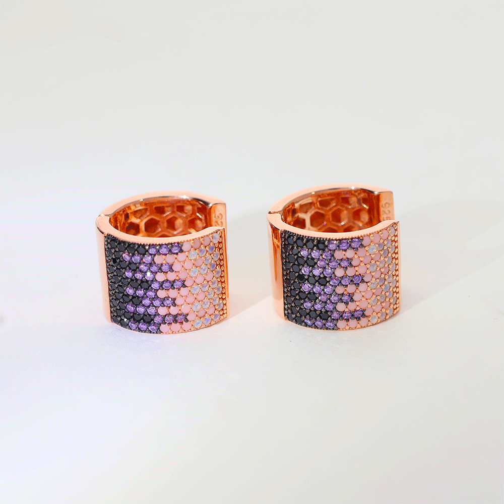 Luxe Gradient Square Earring - Image 2