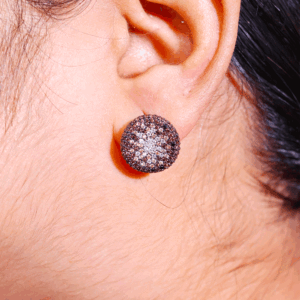 Crystal Glow Stud Earring