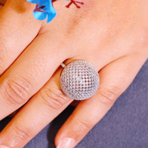 Crystal Dome Shine Ring