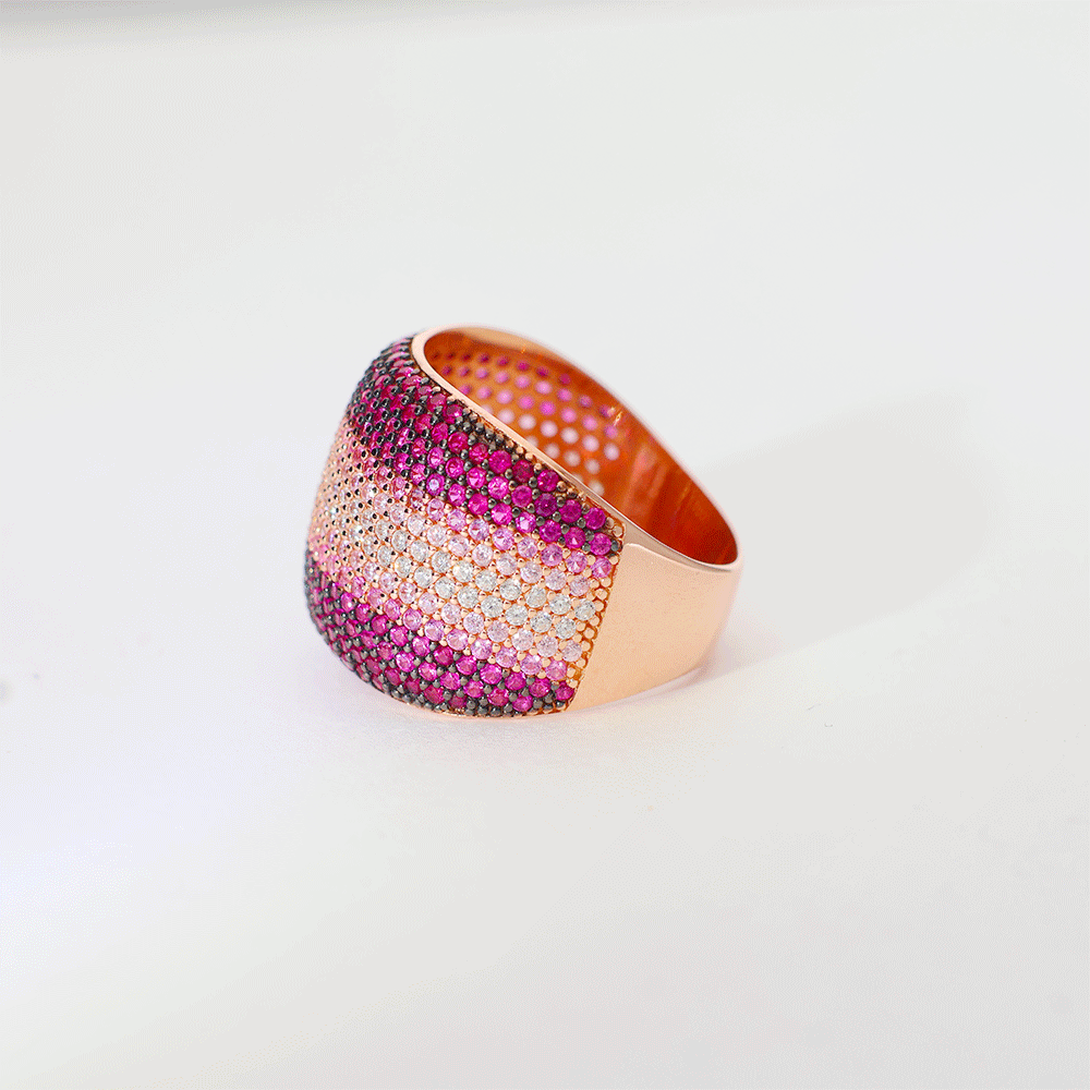 Pink Shine Band Ring - Image 4