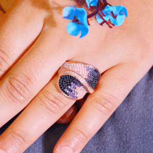Dual Curve Shine Ring
