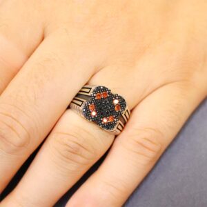 Black Fire Gents Ring