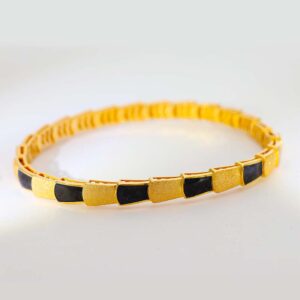 Midnight Luxe Gold Ladies Kada