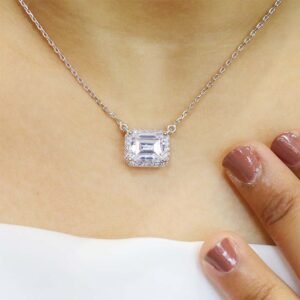 Crystal Frame Girlish Pendant