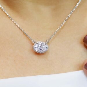 Oval Glow Girlish Pendant
