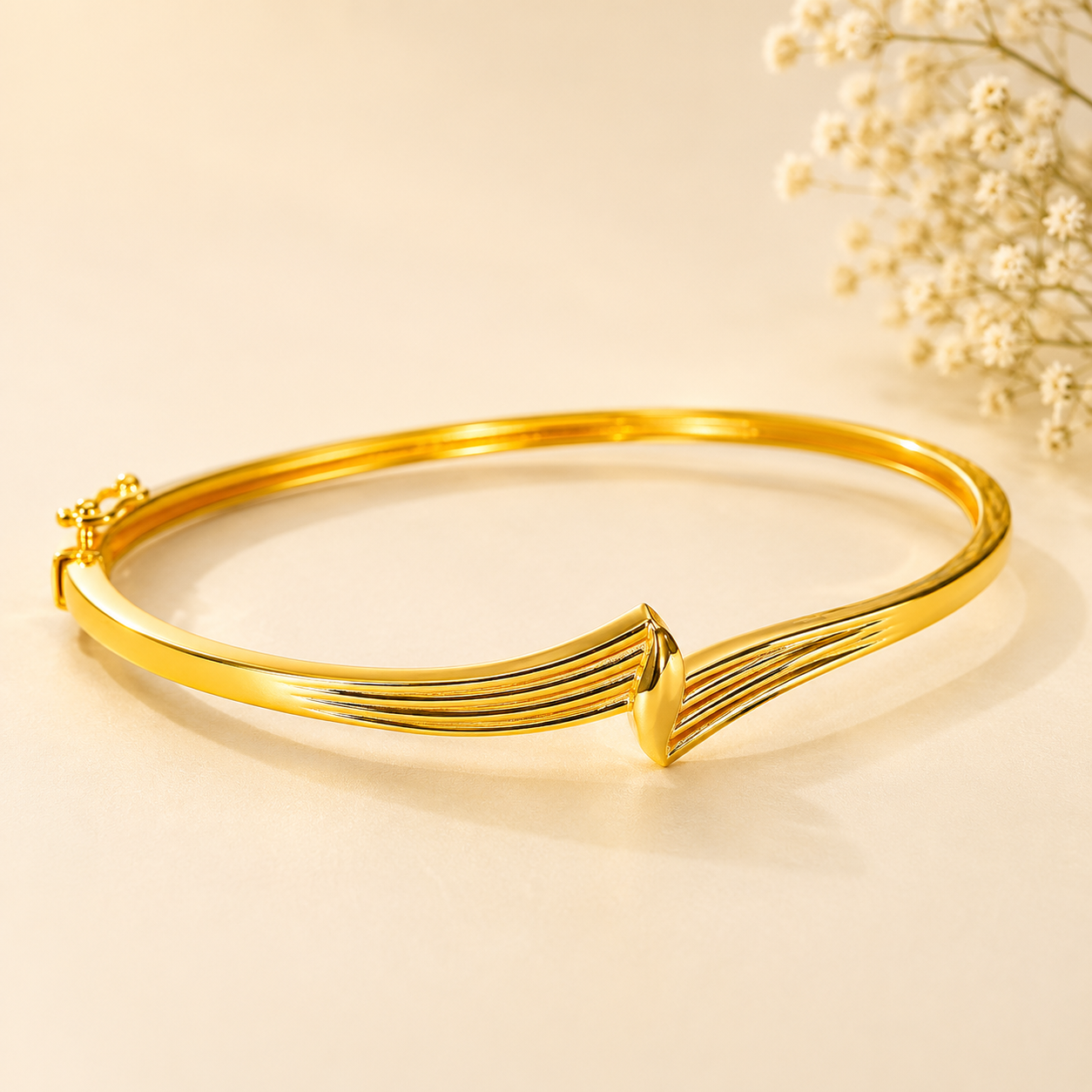 Golden Wave Gold Ladies kada - Image 5