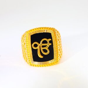 Divine Ek Onkar Gold Gents Ring