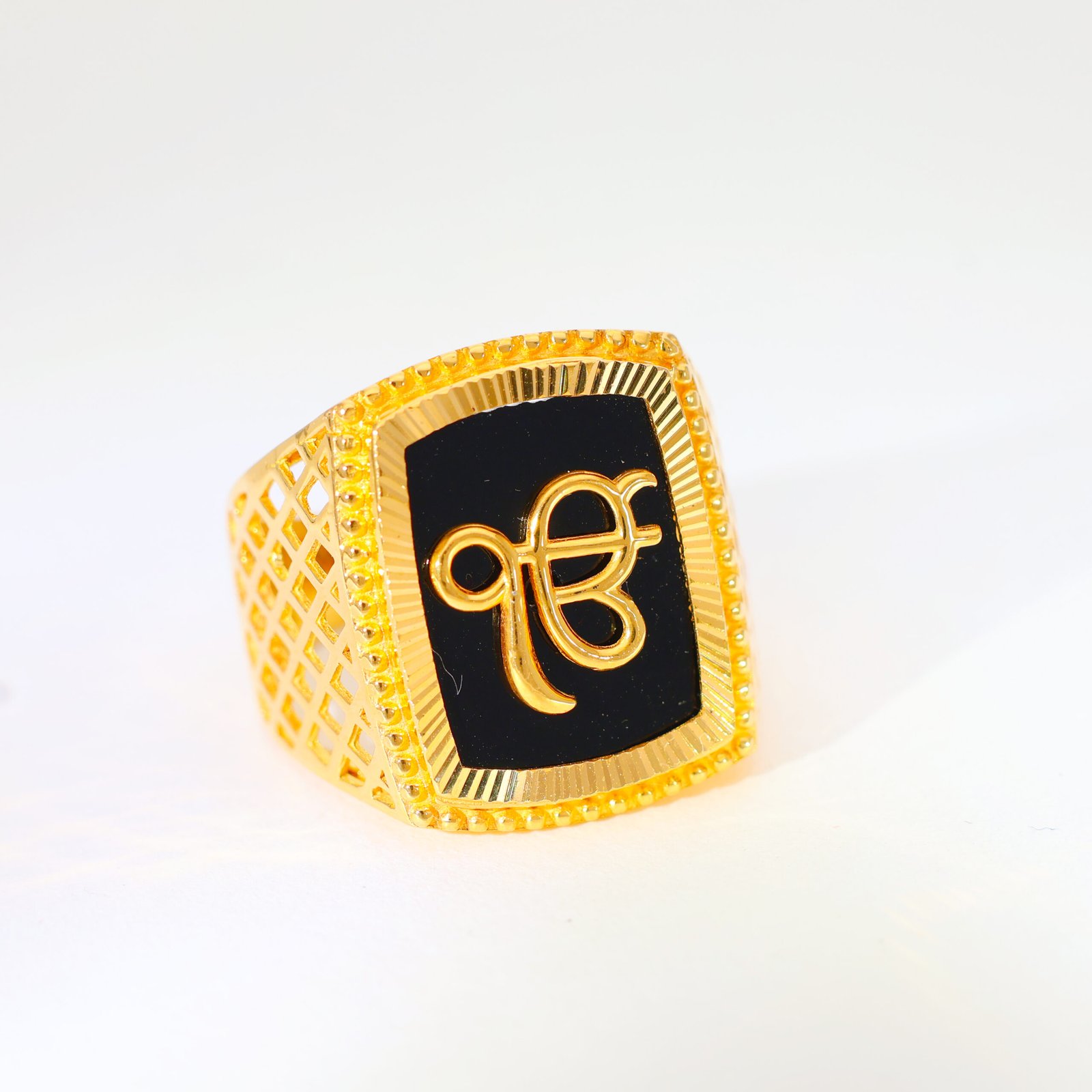 Divine Ek Onkar Gold Gents Ring - Image 4