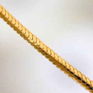 Royal Curve Gold Gents Bracelet