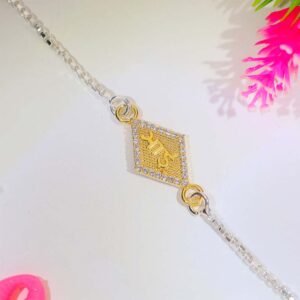 Shree Diamond Silver Rakhi