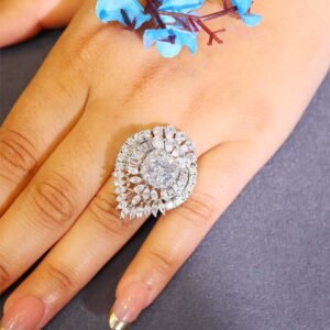 Royal Swirl Diamond Ring