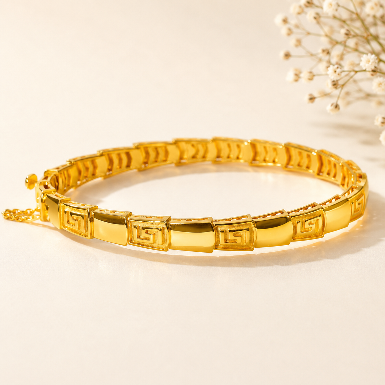 Greek Glow Gold Ladies kada - Image 5