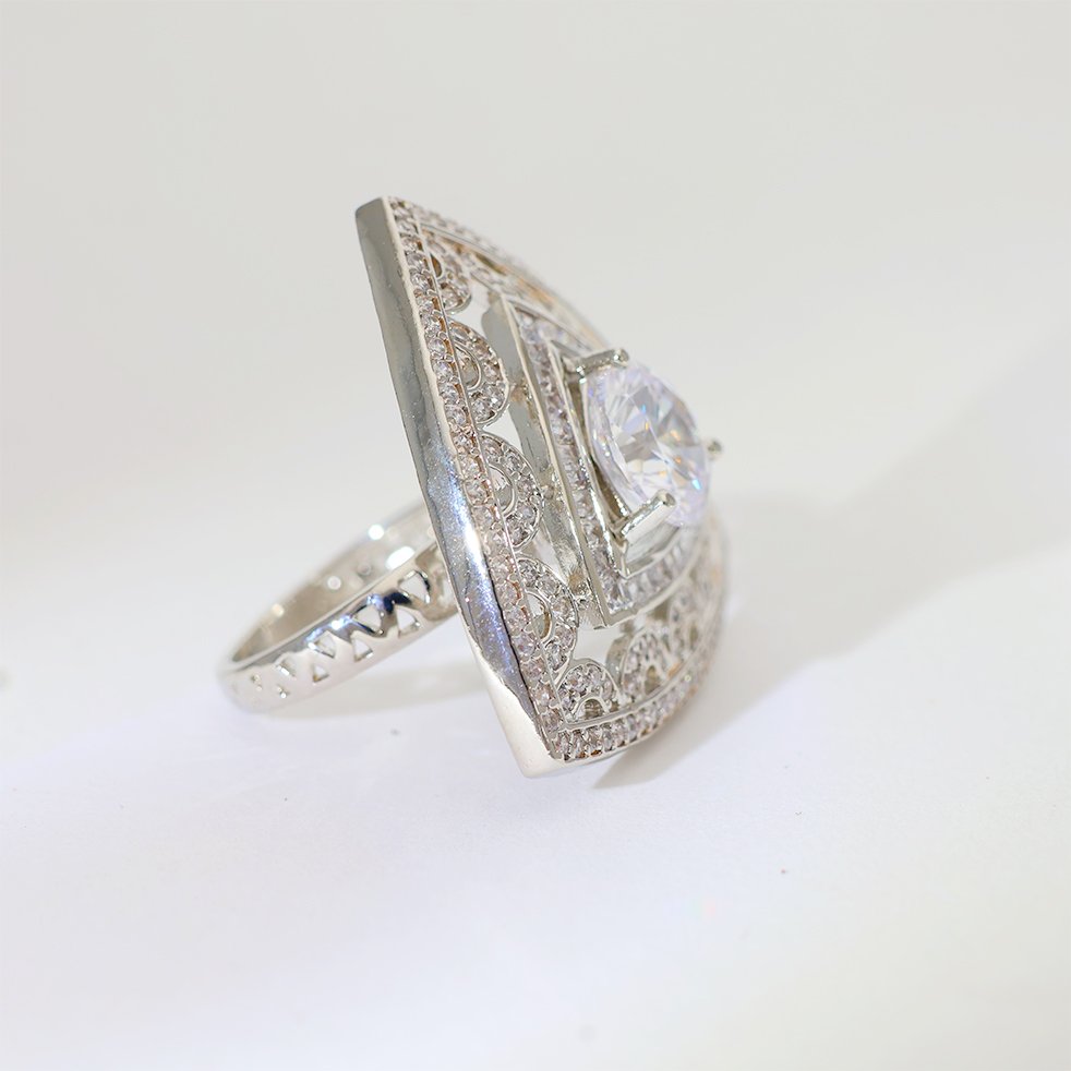 Royal Triangle Diamond Ring - Image 3