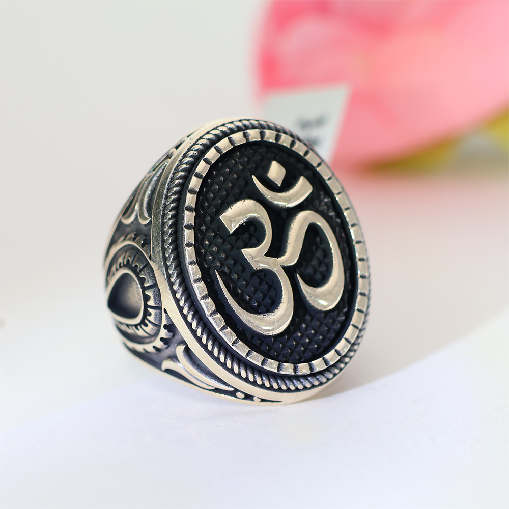 Om Power Gents Ring - Image 6