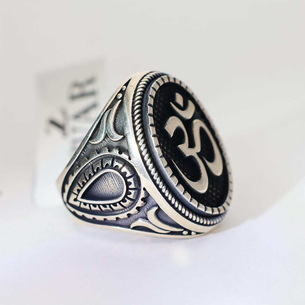 Om Power Gents Ring - Image 4