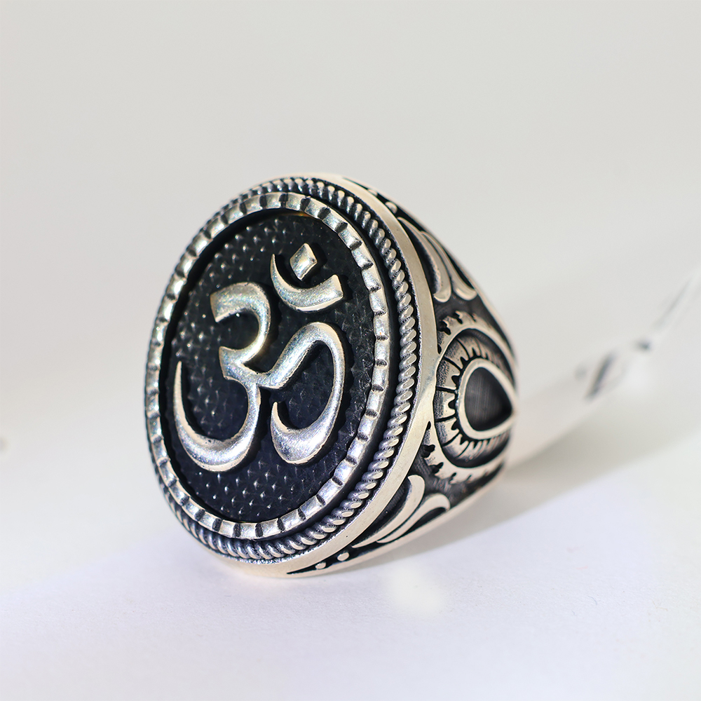 Om Power Gents Ring - Image 5