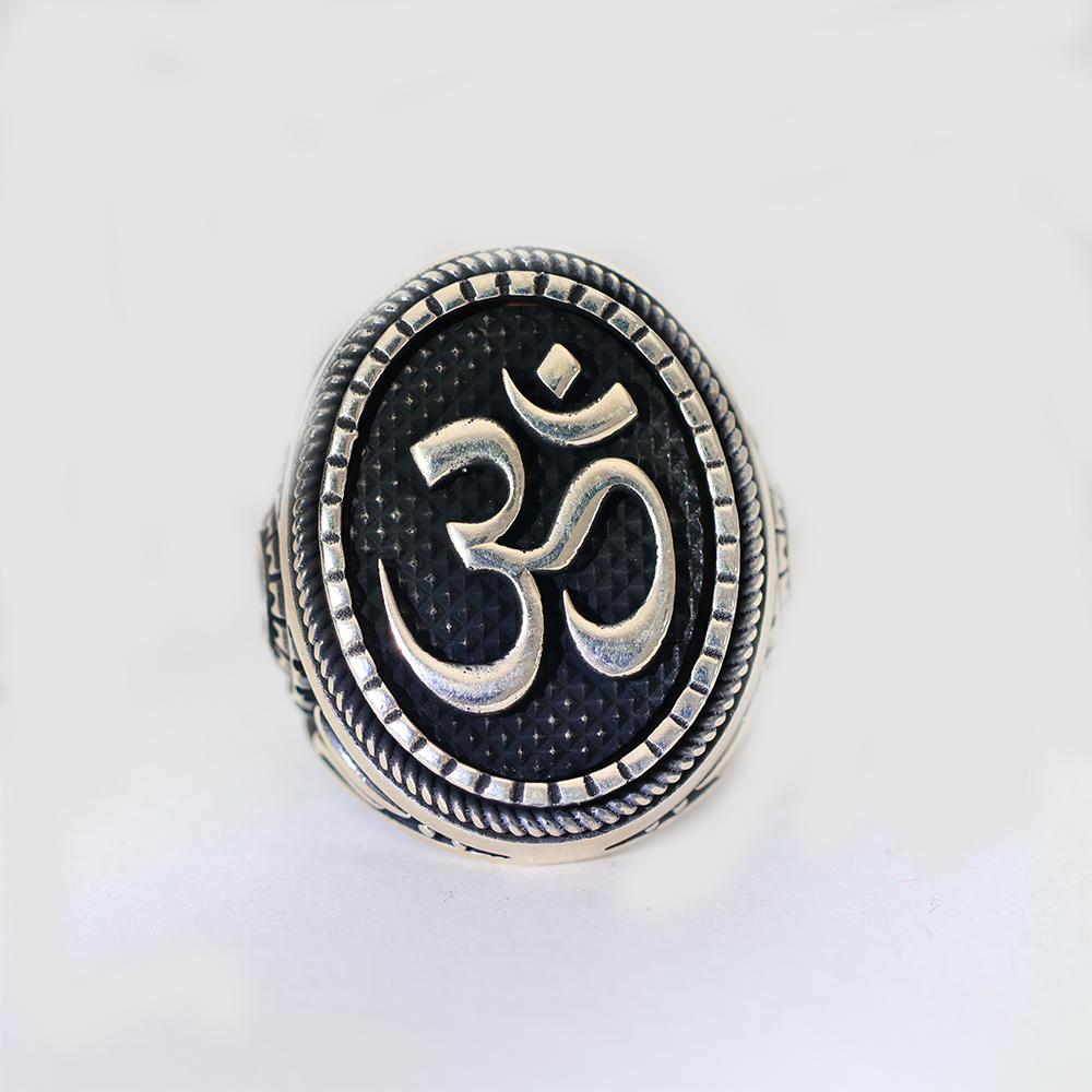 Om Power Gents Ring - Image 2