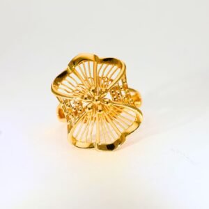 Golden Blossom Gold Ladies Ring