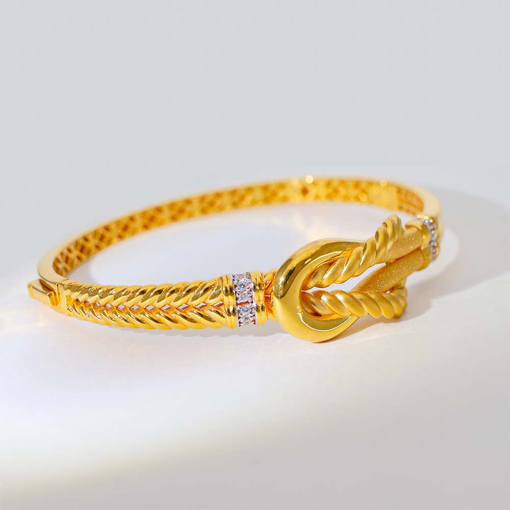 Royal Knot Gold Ladies kada - Image 4